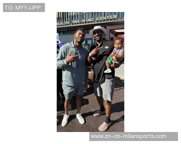 慈世平分享湖人亲子活动瞬间感谢东契奇詹姆斯与孙女合影留念